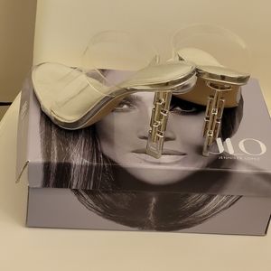 J LO Clear sandals